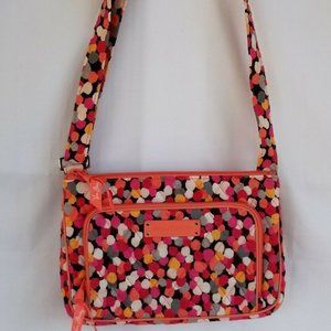 Vera Bradley Pink Dots Colorful Bag